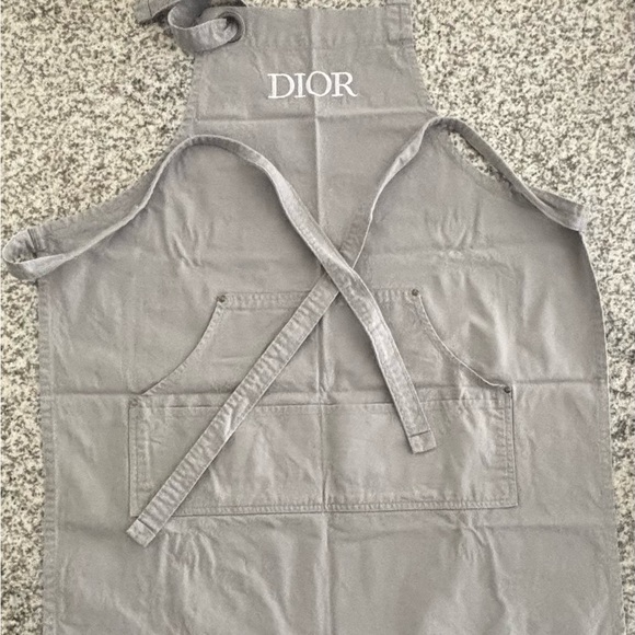 Dior Other - ONE OF A KIND GREY DIOR CAFE APRON